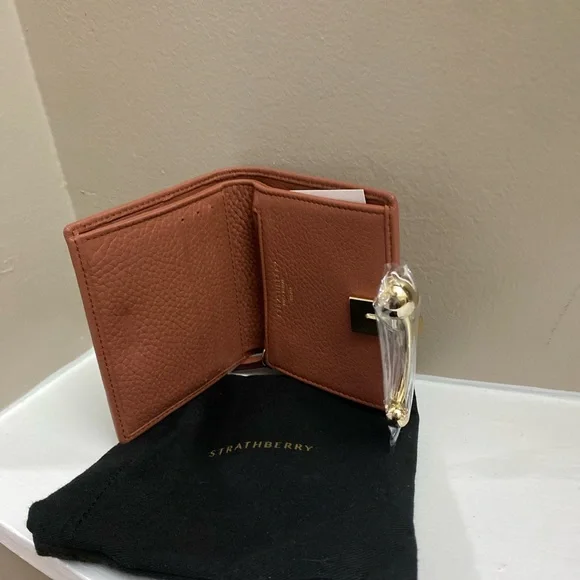 Strathberry crescent Wallet in Sienna - Picture 6 of 15